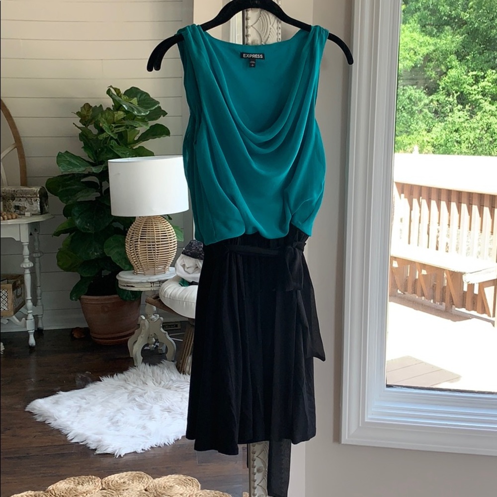 Express chiffon dress